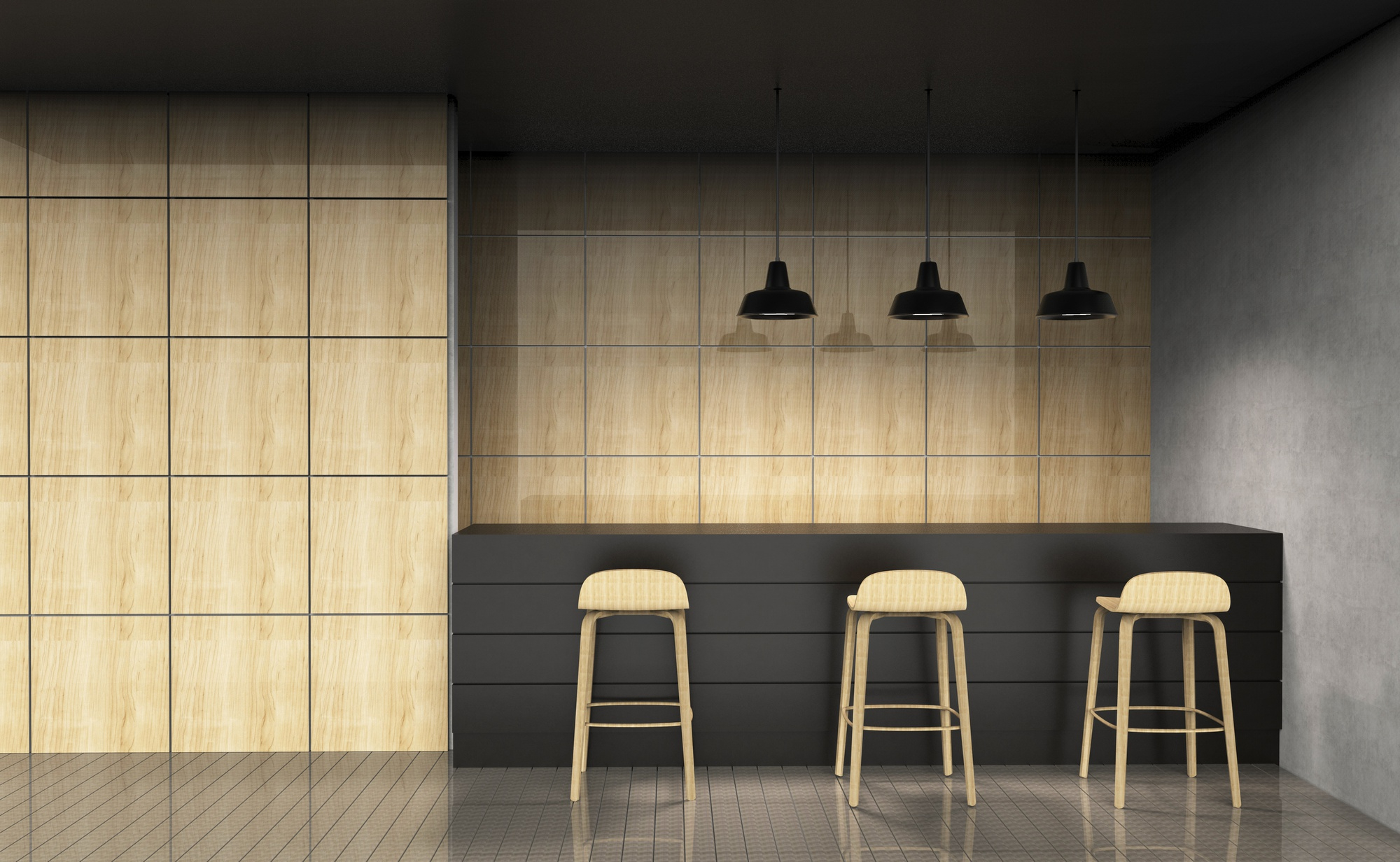 347 Detalle de la barra de un restaurante realizado por estudio de arquitectura
