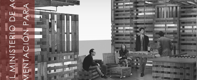 Proyecto de estudio de arquitectura del stand del ministerio de agricultura